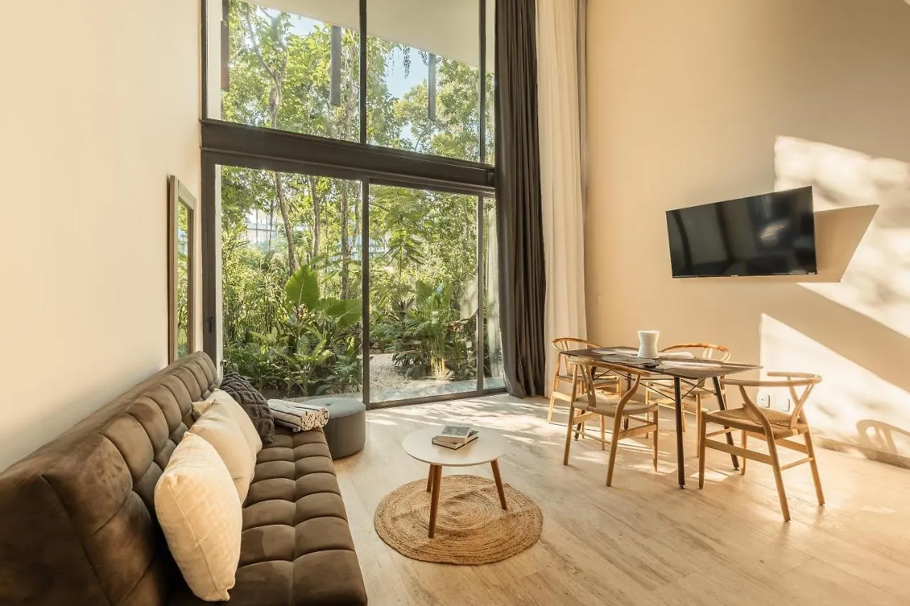 툴룸 Loft De Lujo, Cerca De La Playa, 4 Piscinas 아파트 0*,