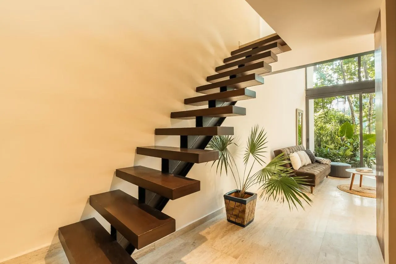 툴룸 Loft De Lujo, Cerca De La Playa, 4 Piscinas 아파트 멕시코
