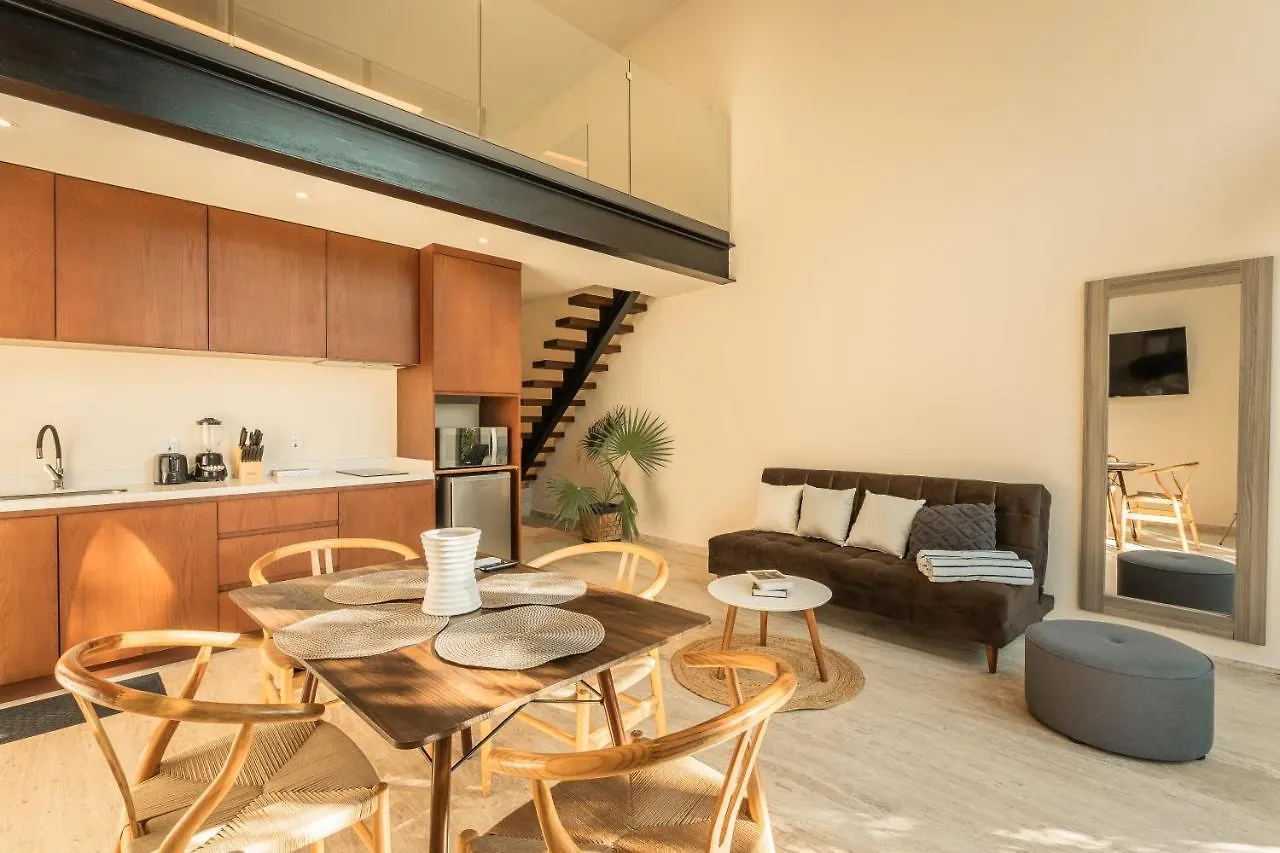 툴룸 Loft De Lujo, Cerca De La Playa, 4 Piscinas 아파트 0*,